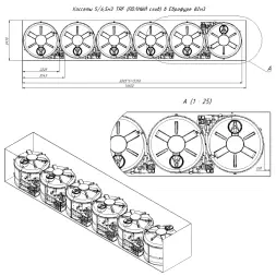 Кассета 5м3 TRF (ПОЛНЫЙ слив) СБ для СЗР/воды