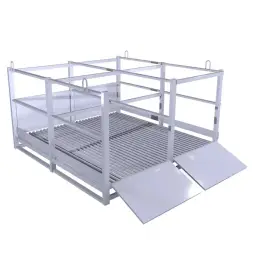 Паллета для баллонов ПБП-02 1675x1750x1000 мм Серый