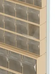 Стойка бежевая настенная Стелла-техник 402-03-03-03-B