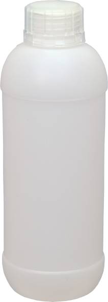 Бутыль пластиковая с пробкой, 1 л, белый [ПБ 1-60]