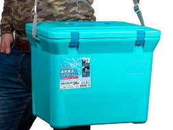 Термоконтейнер изотермический с плечевым ремнем, 28л, синий