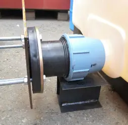 Муфта обжимная с фланцем 110х4"