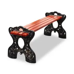 Банкетка чугунная «Камелия» 3,0 м (3 опоры)