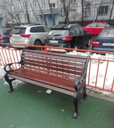 Скамейка чугунная «Наутилус» 0,6 м (кресло)