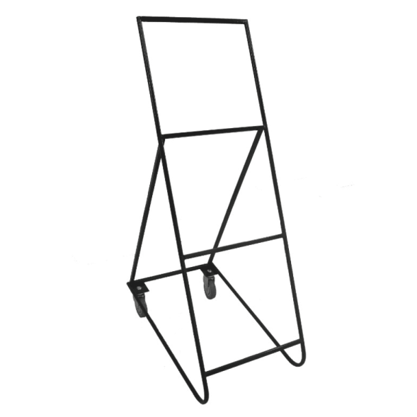 Стеллаж металлический для цветочных баков, 740x460x1250 мм, черный [СТЦ-00]