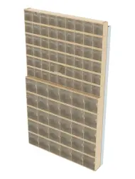 Стойка бежевая настенная Стелла-техник 402-06-05-00-B