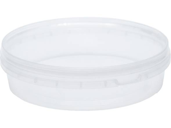 Контейнер 0,3л. круглый, d 140мм, с прозрачной крышкой
