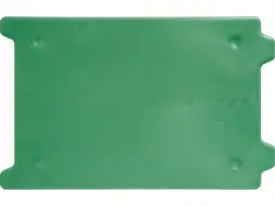 Ящик пластиковый сплошной, 600x400x400 мм, 75 л, зеленый [605 ГД]