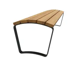 Скамейка стальная «Лицей УНИ» без спинки