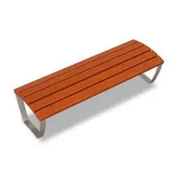 Скамейка стальная «Лицей УНИ» без спинки