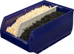 Разделитель по длине для ящика 5003 литьевой PP мм, белый