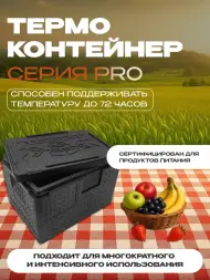 Термоконтейнер TERMOBOX Экстрим PRO, 18 л, 400х300х270 мм, 55кг/м3