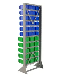 Стойка Стелла-техник односторонняя D1-00-06-05 с ящиками, 2020х735 мм