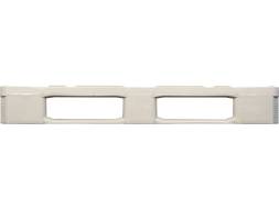 Паллет (поддон) пластиковый гигиенический cплошной на 3-х полозьях, 1200х1000х160 мм, серый [IR 1210-3R-G]