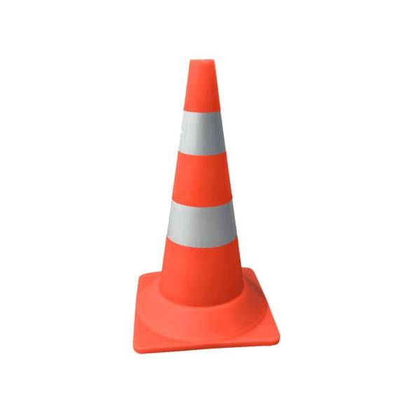 Конус дорожный 520 мм, 2 светоотражающих полосы, утяжелитель