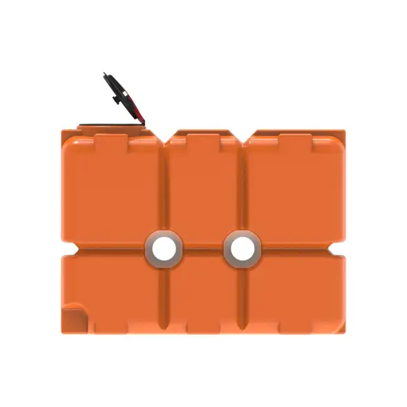 Емкость ST 2000л с откидной крышкой оранжевая