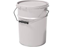Ведро металлическое, 5 л, крышка-корона, белый [2110]