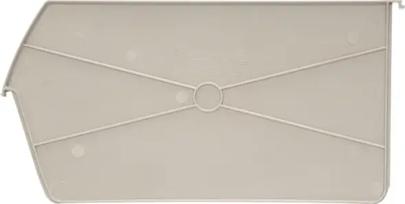 Разделитель по длине для ящика 5004 литьевой PP мм, белый