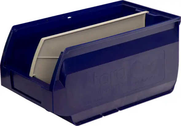 Разделитель по длине для ящика 5004 литьевой PP мм, белый