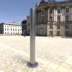 Столбик парковочный нержавеющий «Сфера» 1,2 м