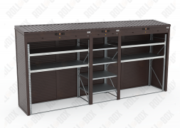 Шкаф уличный ROLL‑BOX VILLAGE ROOF XL-3.3