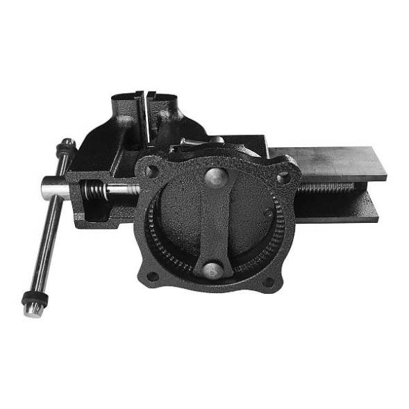 Тиски чугунные поворотные с наковальней «ФРЕЙР» 125мм BERGER