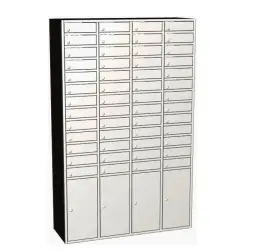 Шкаф для хранения мобильных телефонов на 56 ячеек ШТМ 52/4 1750x1100x380 мм Серый
