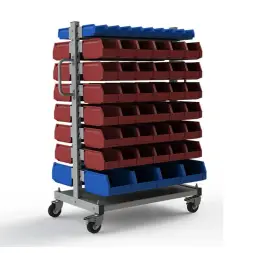 Стеллаж мобильный №222 (1415х950х610)