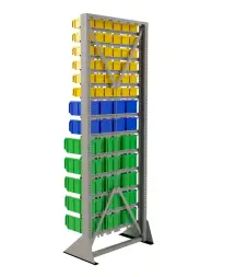 Стойка Стелла-техник односторонняя D1-06-02-05 с ящиками, 2020х735 мм