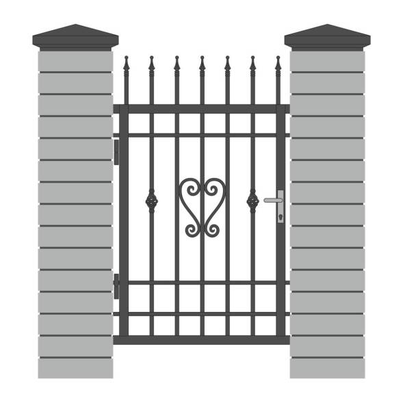 Кованая металлическая калитка МК10