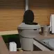 Компостный туалет "Rostok" серый