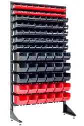 Стеллаж с пластиковыми ящиками 1801-2/5/5 G-Z