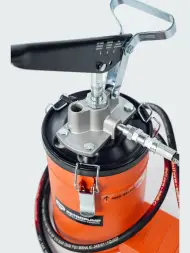 Ручной солидолонагнетатель с емкостью 6 кг, 275 бар