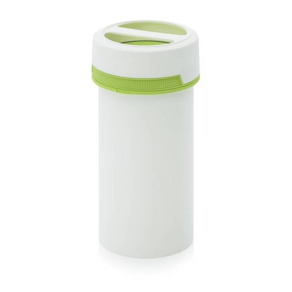 Банка с ручкой 1,3 л без внутренней крышки, зелёная