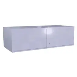 Металлический шкаф ХПГ 4Г для СИЗ и противогазов 260х870х380 мм Светло-серый