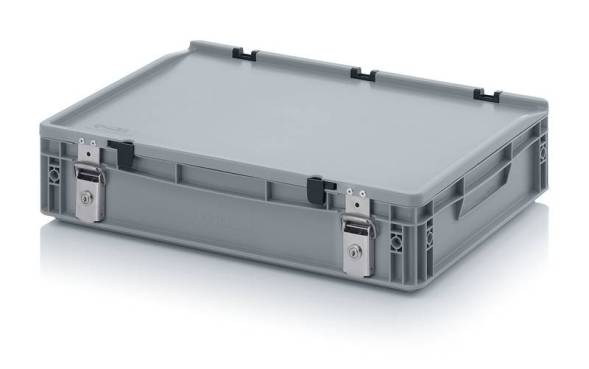 Евроконтейнер пластиковый с замком ED 64/12 2S