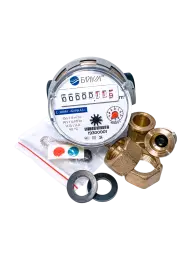 Счетчик крыльчатый одноструйный холодной и горячей воды С-300M-15-М-80-В
