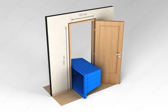 Ванна пластиковая пищевая К, 400 л, HDPE, синий [132.0400.601.0]