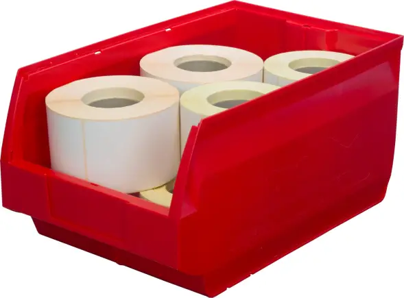 Ящик (лоток) пластиковый сплошной, 500x310x250 мм, 38.75 л, синий [5006]