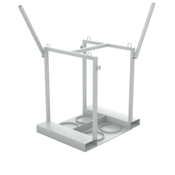 Контейнер (палета) для 4 пропановых газовых баллонов [10314]