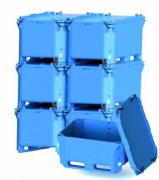 Контейнер изотермический 1240x1040x765мм 600л (без крышки)