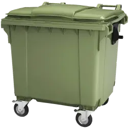 Мусорный контейнер 1100л. на колесах без крышки