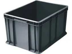 Ящик пластиковый сплошной, 400×300×230 мм, 21.6 л, белый [703.03.02 м]