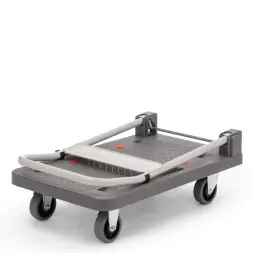 Тележка грузовая платформенная FW-150П со складной ручкой