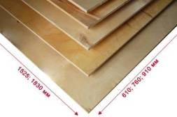 Фанера 1525x910