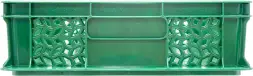 Ящик пластиковый перфорированный, 600x400x120 мм, 22 л, зеленый [704.02.02 м]