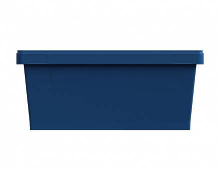 Контейнер пластиковый вкладываемый с усиленным дном INSTORE, 800х600х320 мм, синий [KVR 8634]