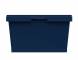 Контейнер пластиковый вкладываемый с усиленным дном INSTORE, 800х600х320 мм, синий [KVR 8634]