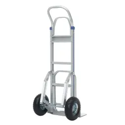 Тележка алюминиевая 2-х колесная с откидной полкой FW-88А