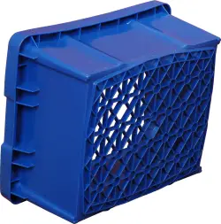 Ящик пластиковый сплошной, 480x393x220 мм, 30 л, оранжевый [304 м]